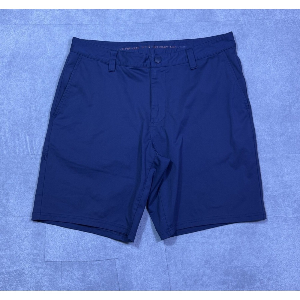 Rhone Shorts Mens 33 Navy Performance Golf Chino Normcore 9" Inseam Modern